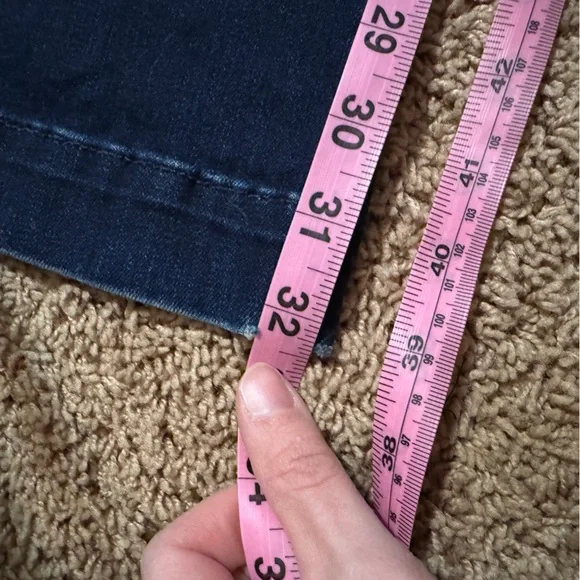 MOTHER The Cinch Roller Sneak French Electro Jeans Anthropologie - Picture 14 of 14